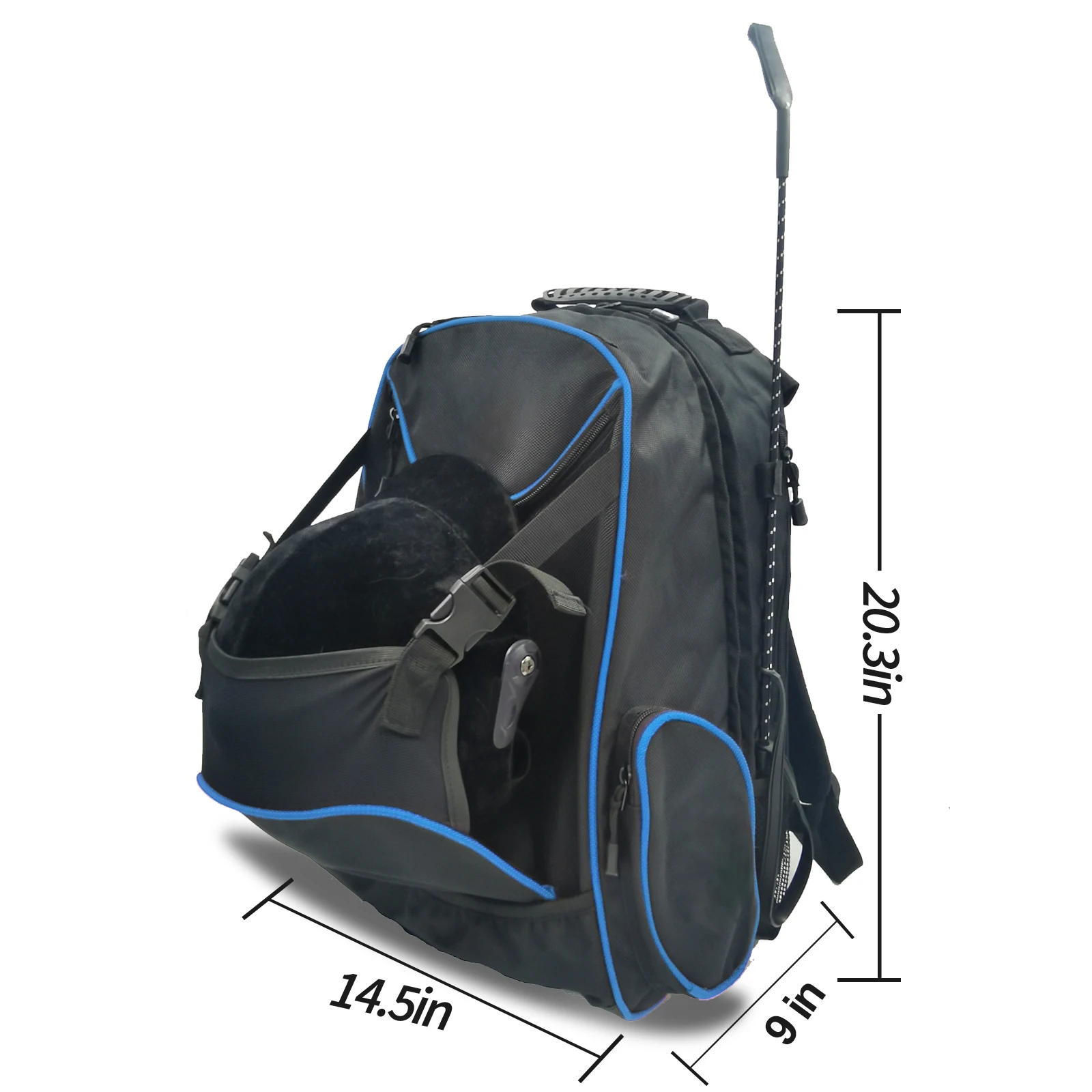 Large capacity equestrian horse riding gear horseback riding bag grooming tote bag equestrian backpack
