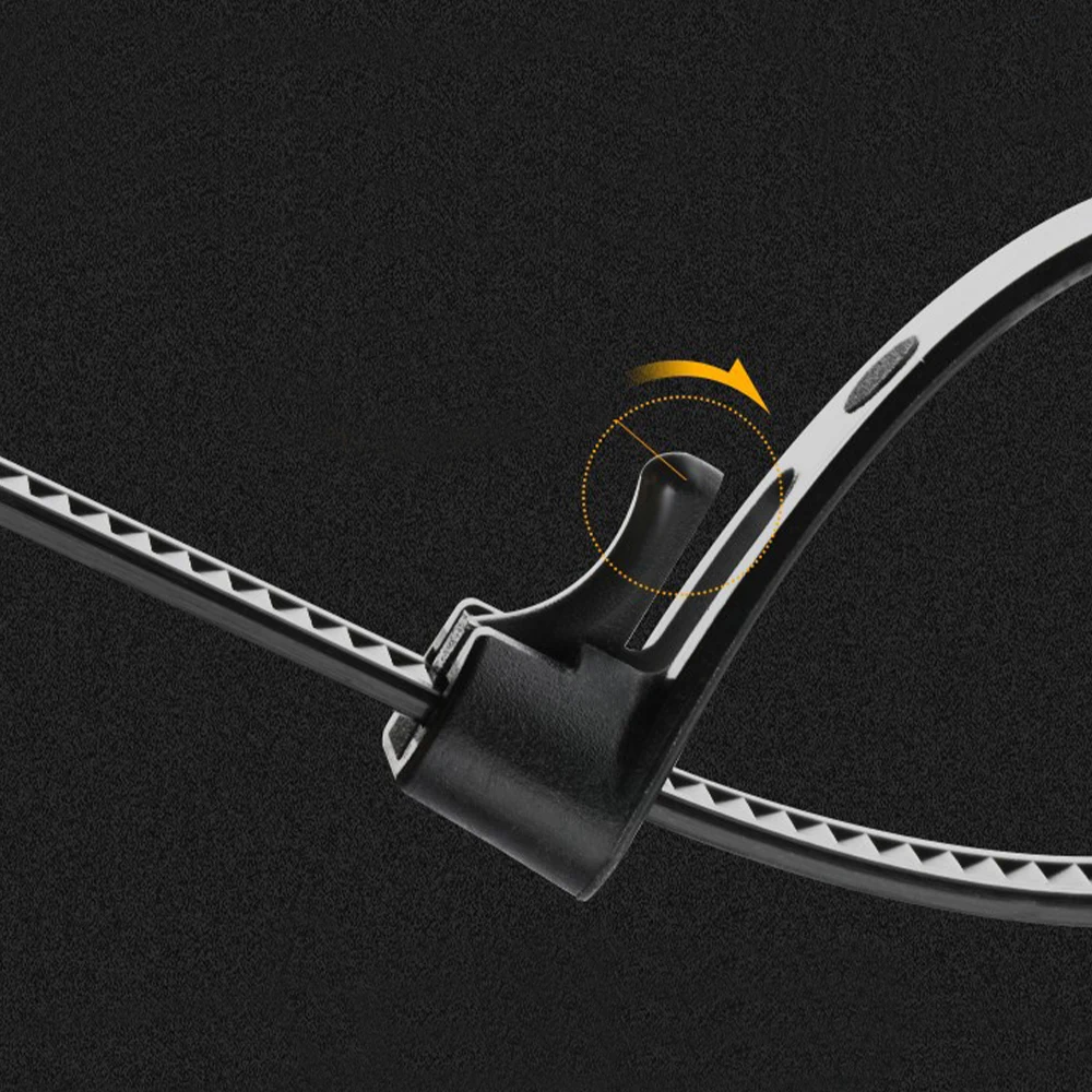 náilon auto-travamento fixadores de cinta de plástico