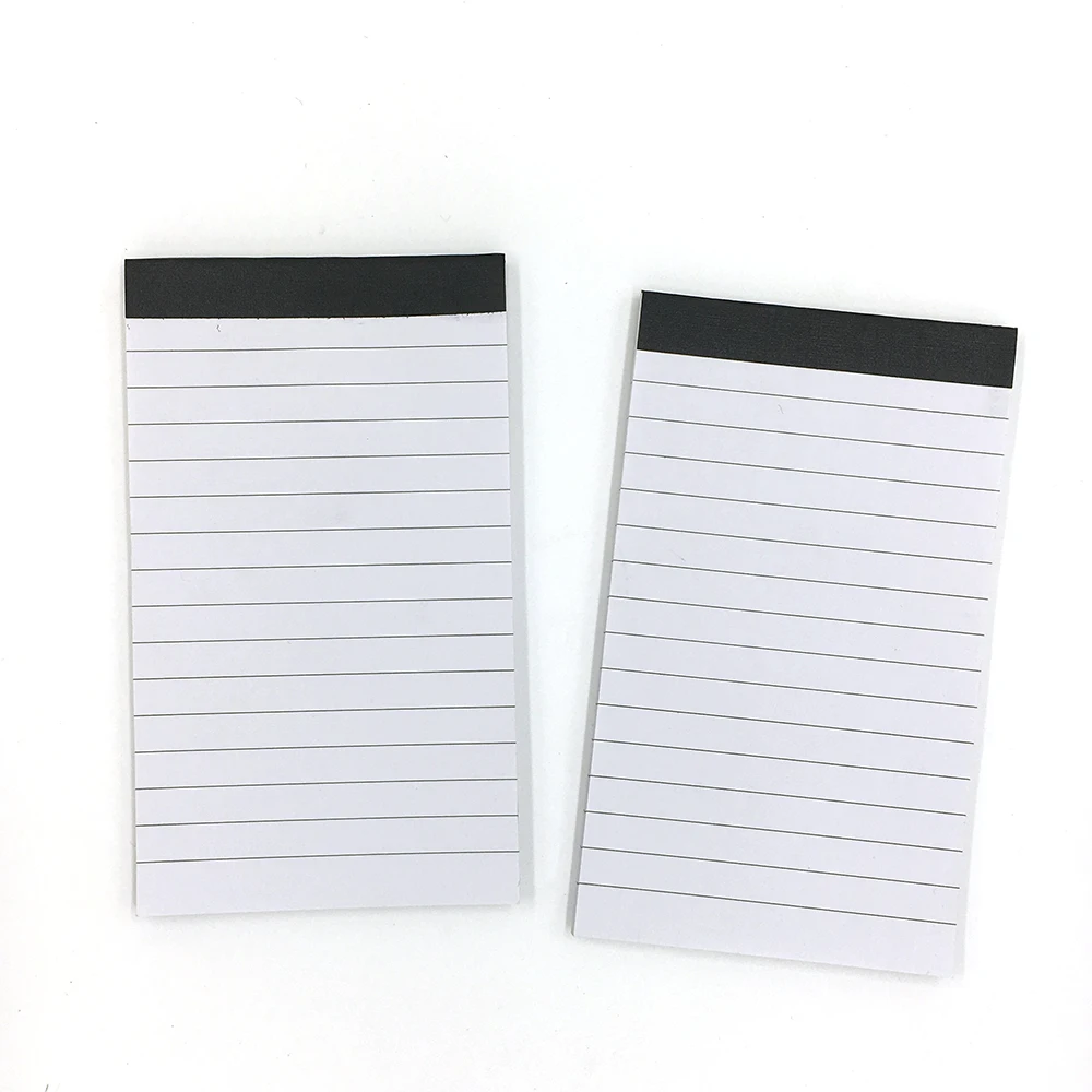 

Wholesale 10 Pcs/Lot high Quality Memo Pads 3*5 Inch A7 Mini Notepad 30 Sheets White Paper With Lines