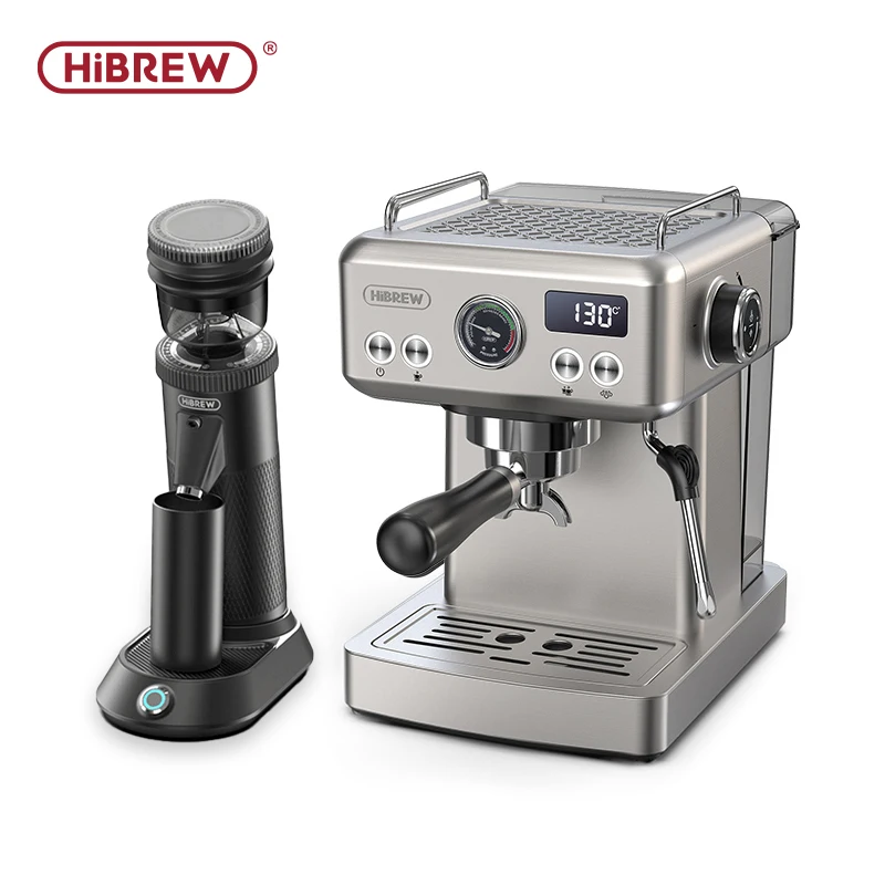HiBREW G5 48mm Conical Burr Electric Coffee Grinder Compact Portable Coffee Bean Mill Kitchen for Espresso Turkish Coffee 8
