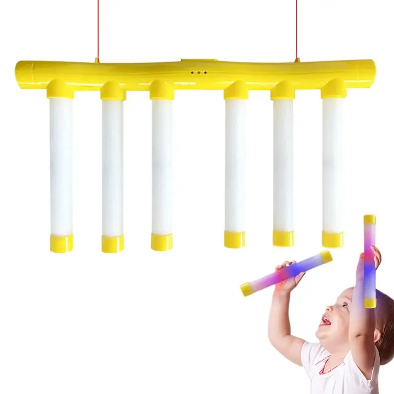 Reflex Game Stick Drop Game Glowing In The Dark 3 Adjustable Levels Hand Speed Challenge With Music Educational Activity Toy For