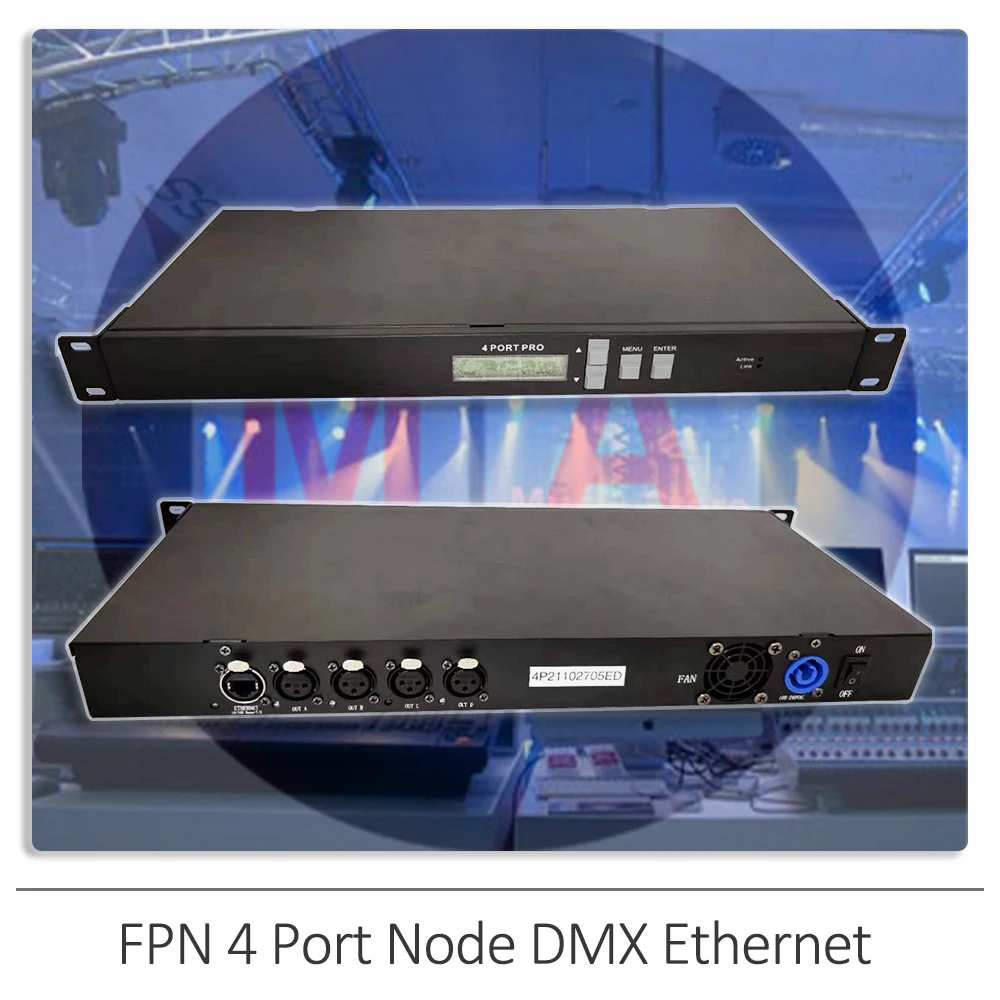 GrandMA 4Port Node 4K in Conjunction with onPC 4.096 unlocks Parameters and provides four frame synch Professional DJ Equipment