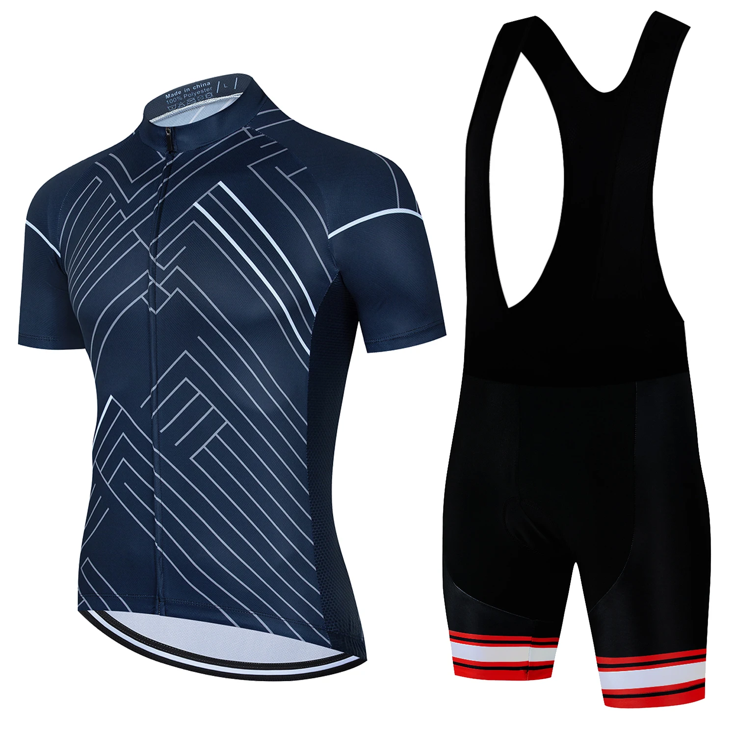 Enhanced Men's Professional Cycling Jersey and Bib Set - Summer Edition