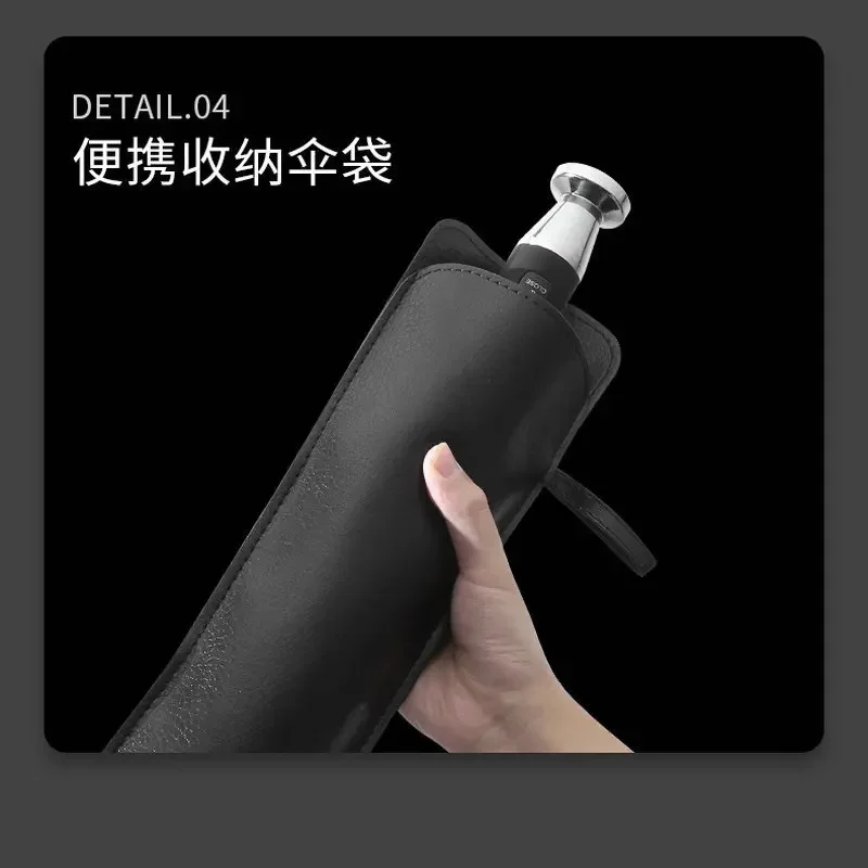 115cm Big Automatic Parasol Windproof Folding Uv Umbrella 3-Stage Portable Solid Resistant Umbrellas for Rain and Sun