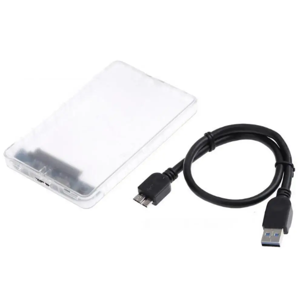 USB 3.0 외장 SATA 하드 드라이브 인클로저, SSD HDD 디스크 케이스, 윈도우 리눅스 OS 9.1 하드 디스크 드라이브 섀시, 5Gbps, 2.5 인치
