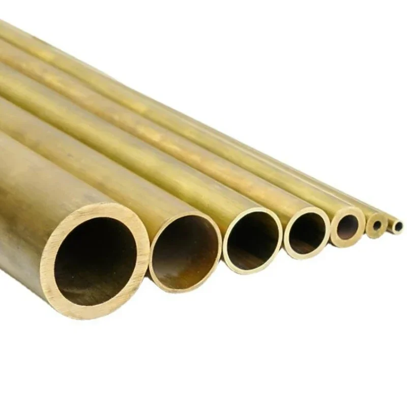 1Pcs Length 500mm H62 Brass Tube Capillary Tube OD 6/6.5/7/7.5/8/8.5mm Wall Thickness 0.2mm-2mm brass tube
