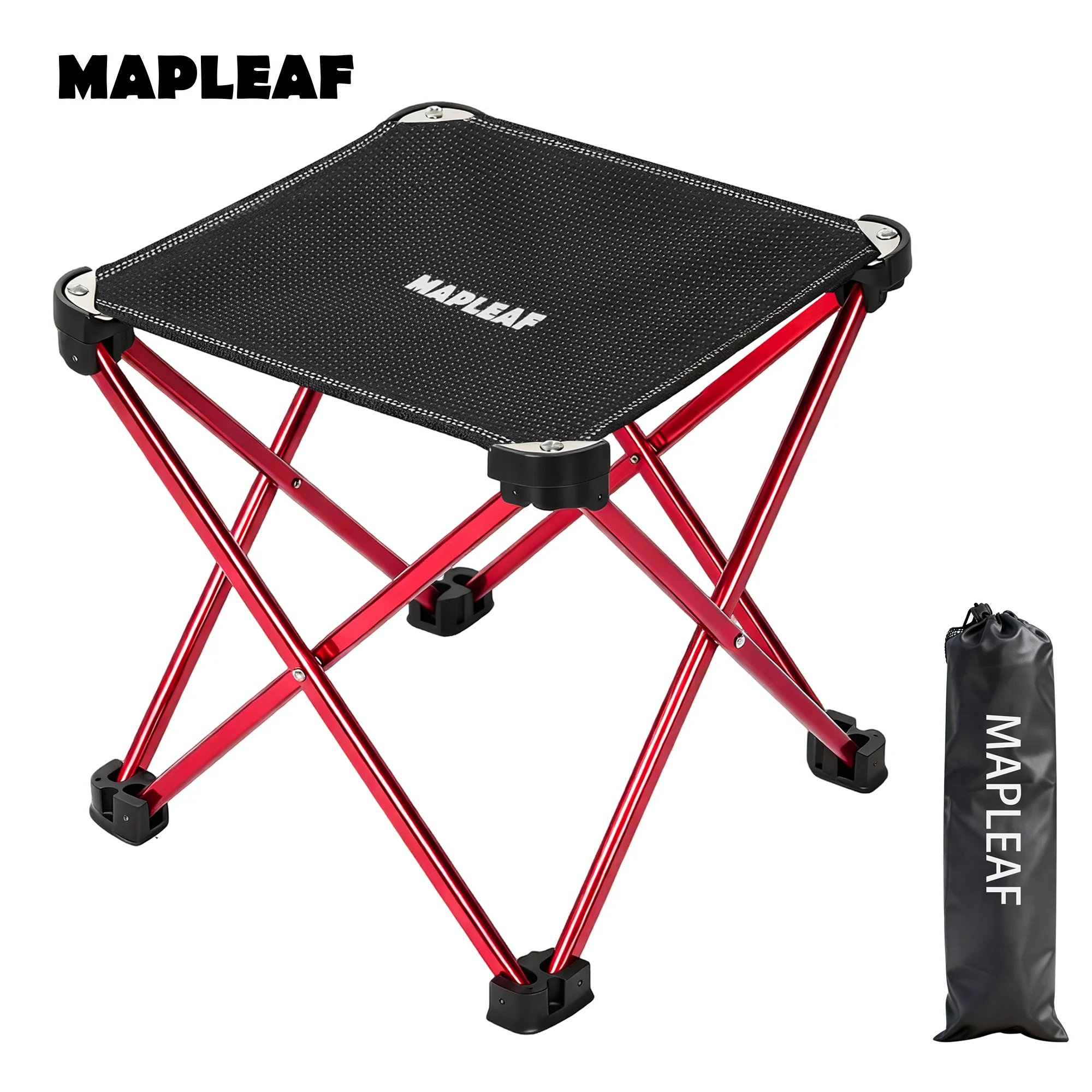 Tabouret pliable MAPLEAF ultraléger pour pêche randonnée camping et pique-nique outdoor