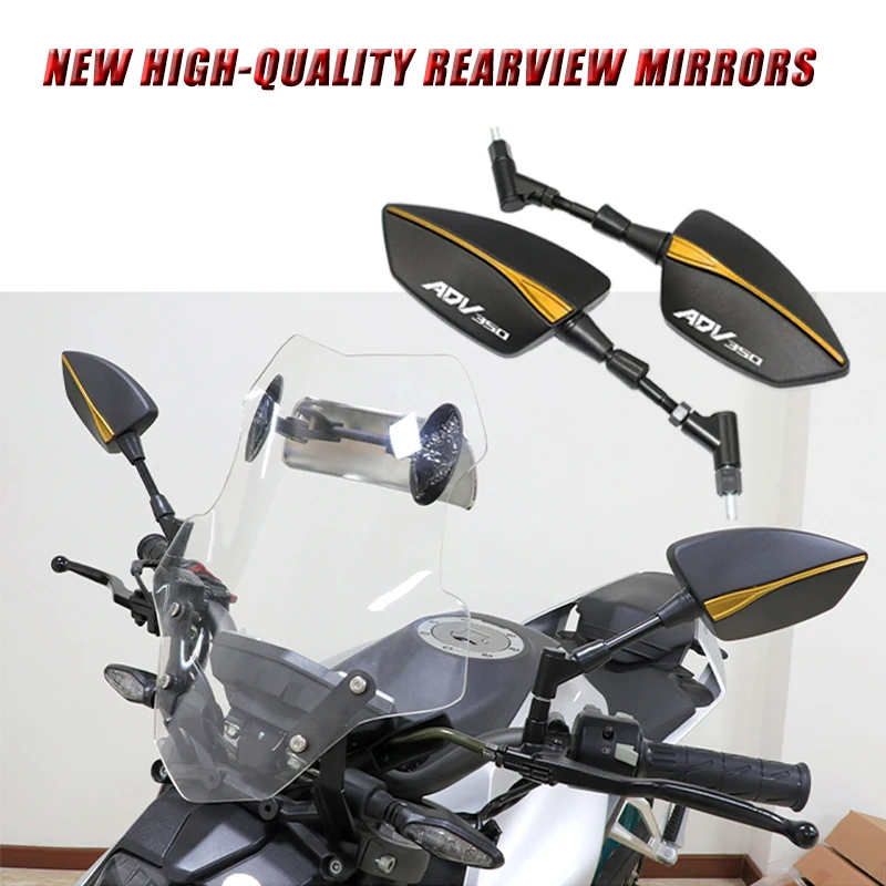 

ADV350 Motorcycle Adjustable Premium Rear View Mirror Universal Rear View Mirror Suitable for Honda ADV350 ADV350 2021 2022 2023