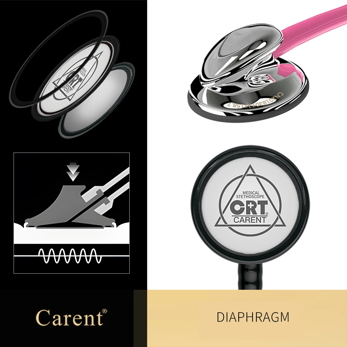 Medical Stethoscopes Universal Professional Cardiology Stethoscopes Dual Fetal Heart Medical Equipment Health Care
