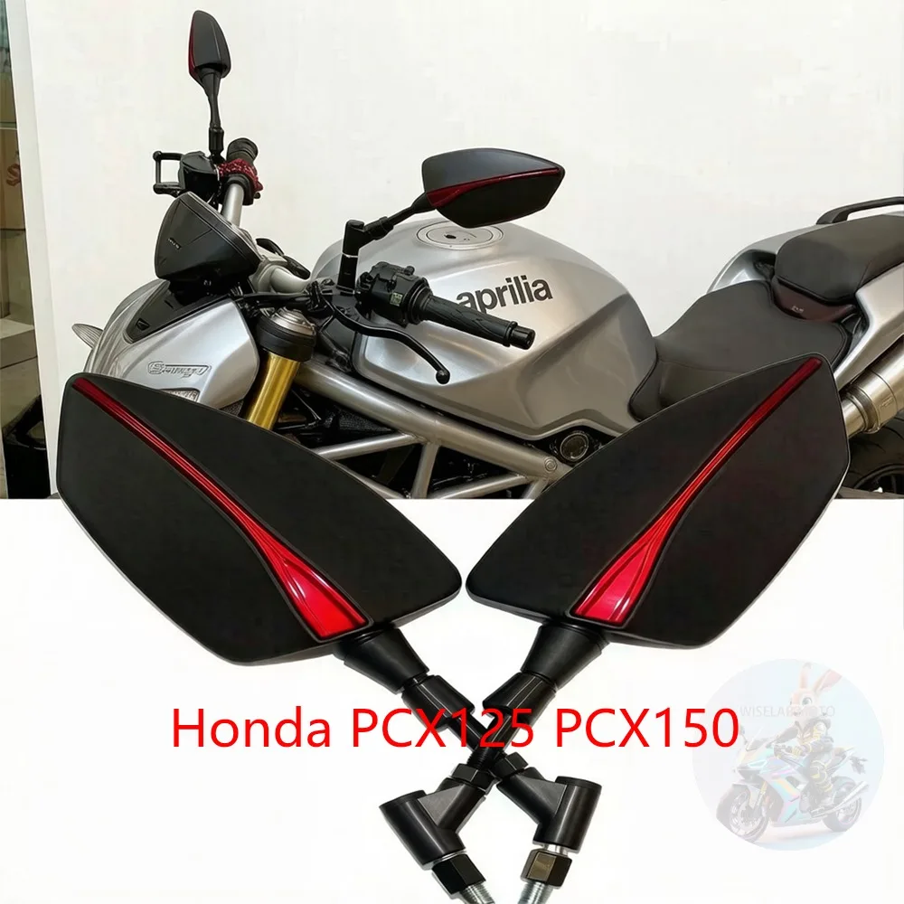 혼다 PCX125 PCX150 PCX160 PCX 125 150 160 2018 - 2024 8/10mm 범용 조절식 백미러 사이드 미러