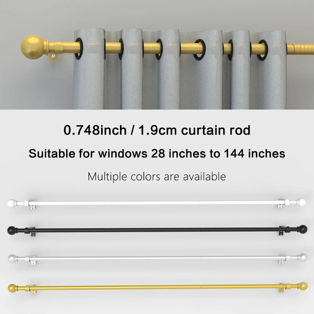 Universal Adjustable Curtain Rod 2