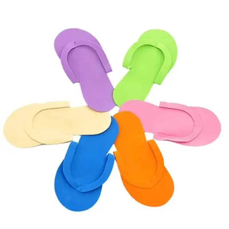 Disposable Spa Slippers EVA Foam Thong Slippers 100Pcs Lot