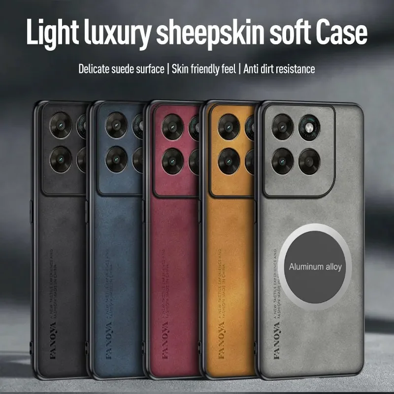 Luxurious Sheepskin Magnetic Protective Phone Case