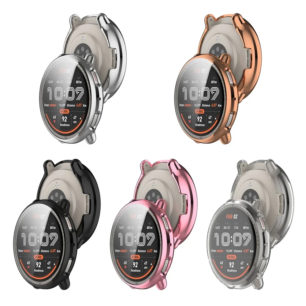 Silicone Breathable Strap with Screen Protective Cover and Wristband
