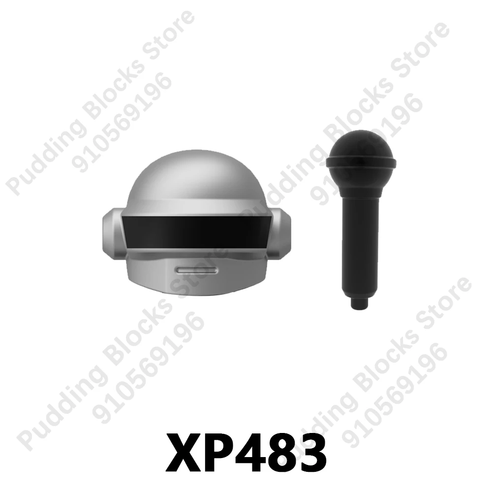 KT1063 빌딩 블록 액션 피규어, XP483 XP484 XP485 XP486 벽돌 액세서리, 성인 어린이 장난감 디오라마 장식 몬테소리