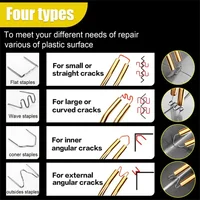 Hot Stapler Staples 100/500/1000PCS Welding Gun Nails Repair Car Bumper Welding Plastic Machine Accessories Parts Tools Kit 2