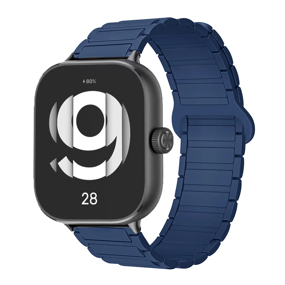 Magnetic Silicone Bracelet Strap - Replaceable Watchband Accessory