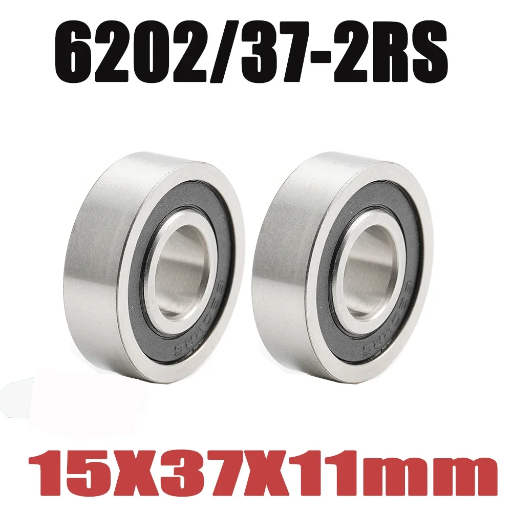 6202-2RS Bearing 153711 Non standard Ball Bearings ( 2 PC ) 15*37*11 mm 6202/37 2RS Outside Diameter 37mm 6200 6201 6202 6203 6204 6205 6206 zirconia full ceramic ball bearings