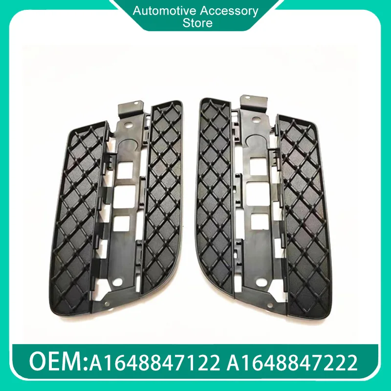 A1648847122 A1648847222 Front Bumper Cover Fog Light Grille For Mercedes-Benz W164 GL320 GL350 GL450 GL500