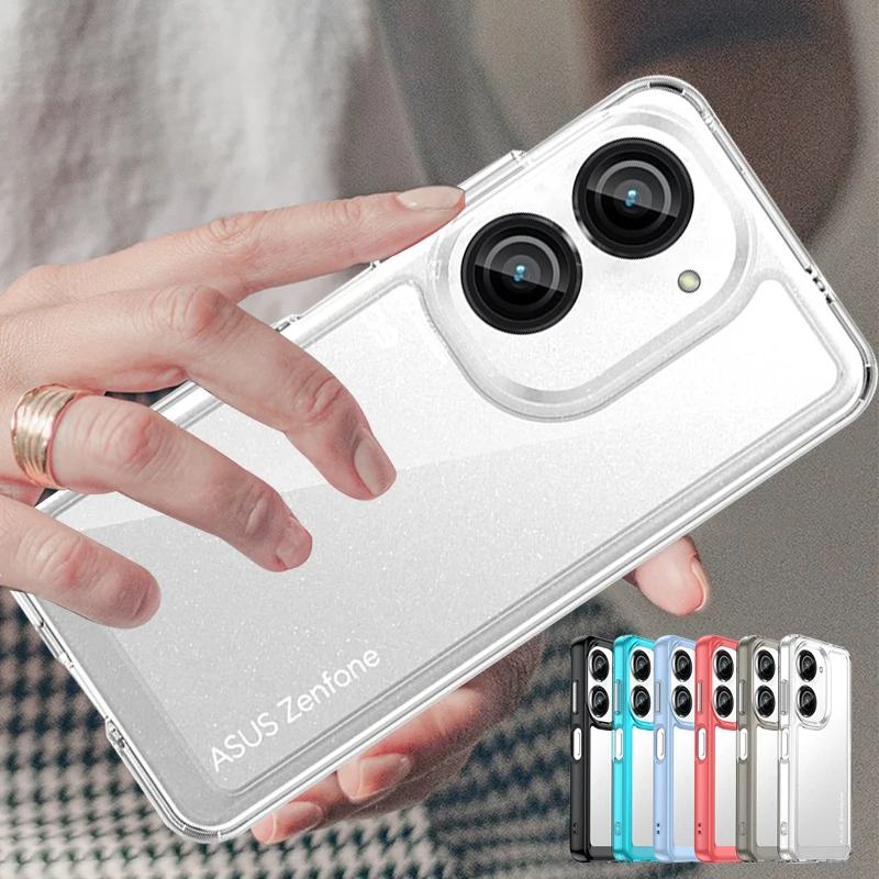 Per Asus Zenfone 10 Custodia Cover Asus Zenfone 10 Capa Paraurti Per Telefono Colore Posteriore Antiurto Trasparente Trasparente Fundas Asus Zenfone 1