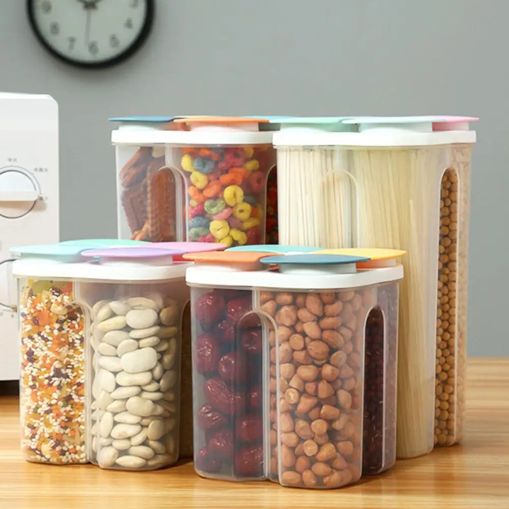 Grain Storage Box Storage Container Food Grade Transparent Good Sealing