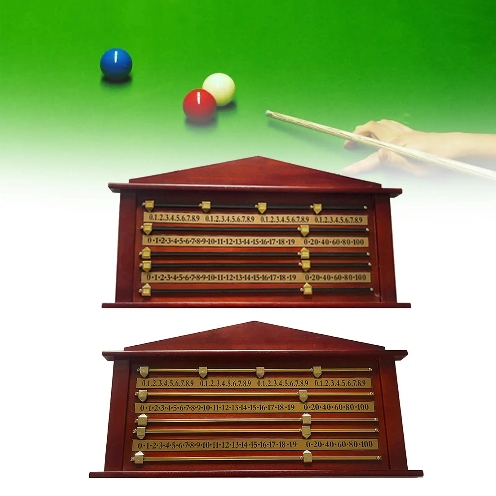 Snooker Billiard Score Board, Shuffleboard Scoreboard Scoring Club Accessories, Snooker Scoreboard Billiard Score Keeper