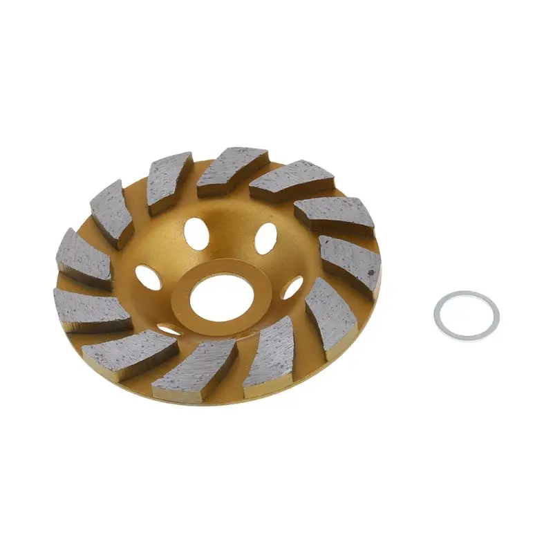 4" Diamond Segment Grinding Wheel Grinder Cup Concrete Stone Cut Grinding Disc