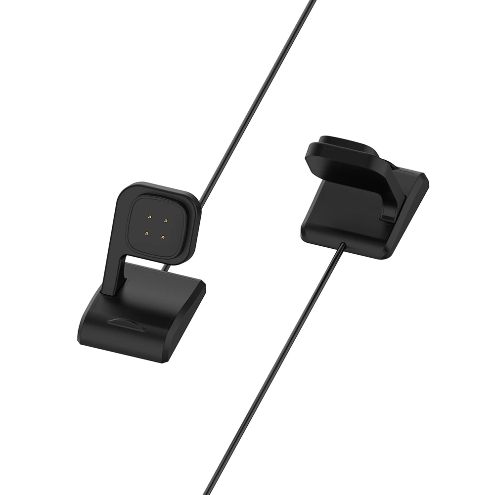 Fitbit Versa 4 3 2 용 무선 수직 충전기/Sense USB 충전 도킹 스테이션, 시계 전원 어댑터 Cahrging 액세서리