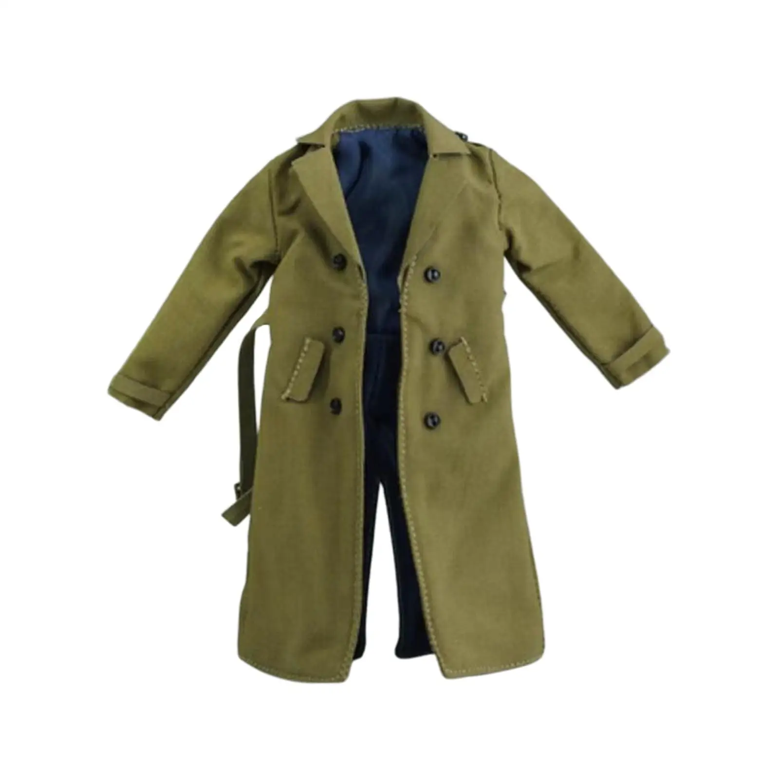 Weiblicher Puppen-Trenchcoat Maßstab 1:6 – Für 12-Zoll-Actionfiguren, Stylisch & Anpassbar