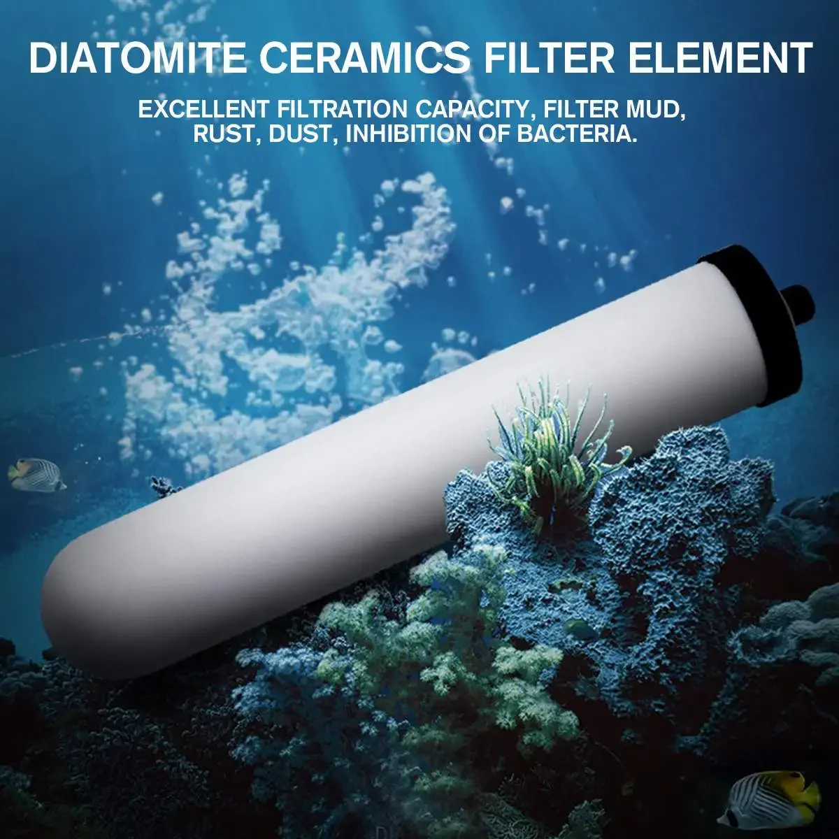 Household Filter System Purifying Machine Kitchen Countertop Drinking Water Purifier Ceramic Activated Carbon