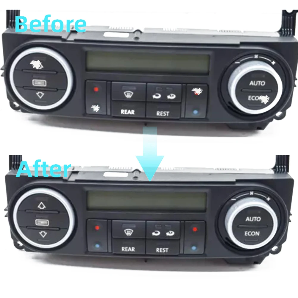 Klima-Control Aufkleber Set Für VW T5/T6 - Vinyl Bedienfeld-Reparatur