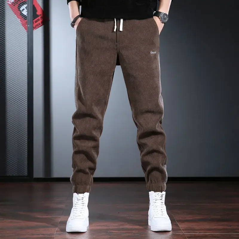 

Sweatpants for Men Harem Male Sweat Pants Slim Trousers Jogger Korean Style Vintage Stylish Elastic New Items in Fashion Casual
