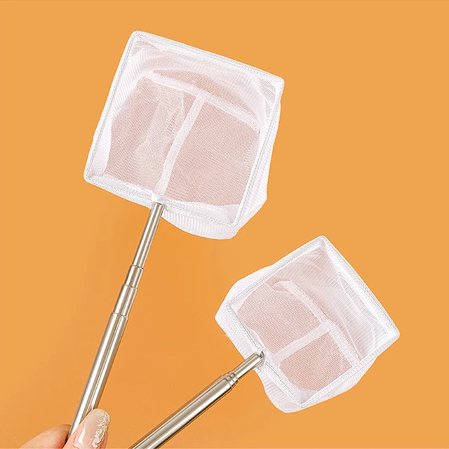 Aquarium Square Fishing Net With Suction Cup Extendable Long Handle Fishing Gear For Catching Fish Shrimp tank clean accessories 3