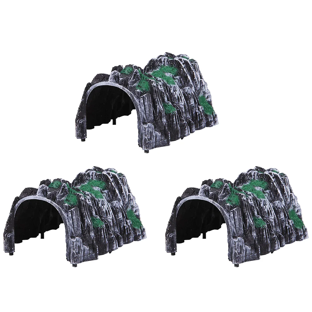 Train Tunnel N Scale Train Accessories Railway Model Scenery Train Cave Tunnels Woodland Scenics Model Train Table innovative and practical accessories stand for 16cm aircraft model toys 1 400 scale plane model base stand