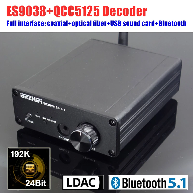 QCC5125, Bluetooth 5.1, APTX-HD, LDAC, Decodificador de