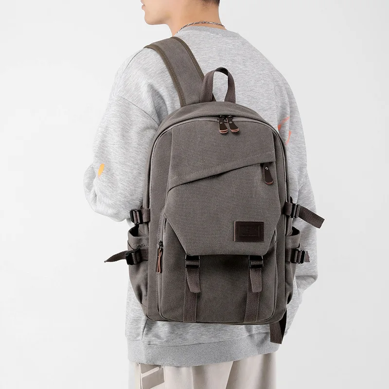 Tuerer Designer Rucksack Designer Canvas Rucksack 15.6 Inch Laptop Bag - The Backpack Shop UK