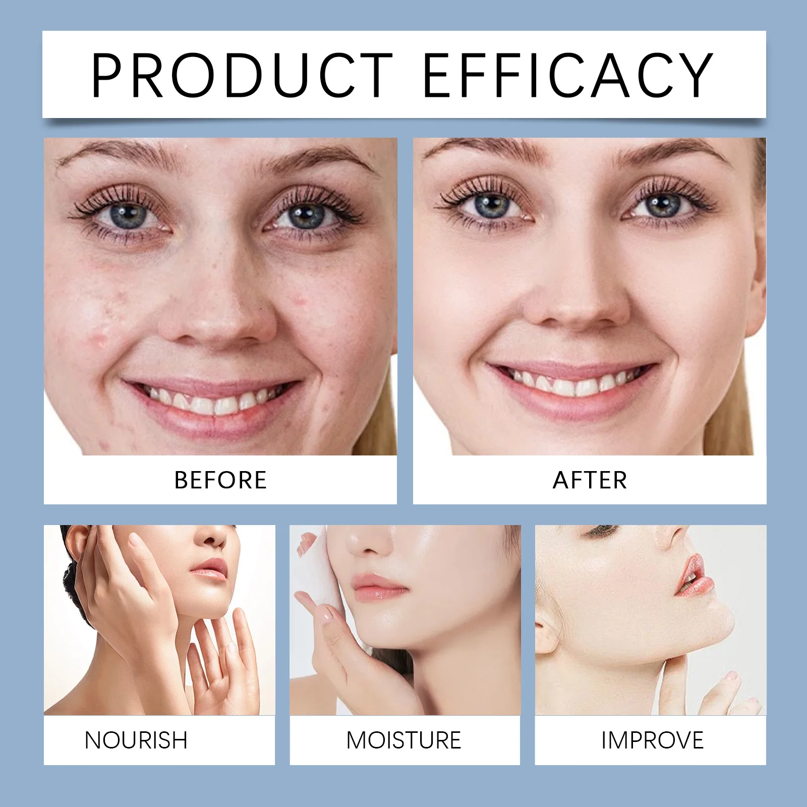 OUHOE Hydrating Care Facial Serum - Deep Moisturize, Balance Oil, Whiten, Repair Acne, All Skin Types, Anti - aging S98f93804cb1f42e79ca35b02a81a3b6dd
