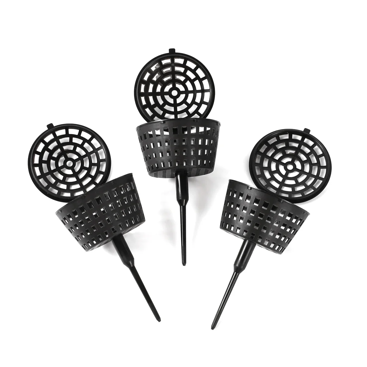 Description Picture 3 of itemPlastic Fertilizer Basket Automatic Fertilization Box Garden Greenhouse Yard Bonsai Reusable Portable Flower Orchid Nursery Tool