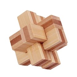3D Wooden Logic Puzzle Brain Teaser (D)