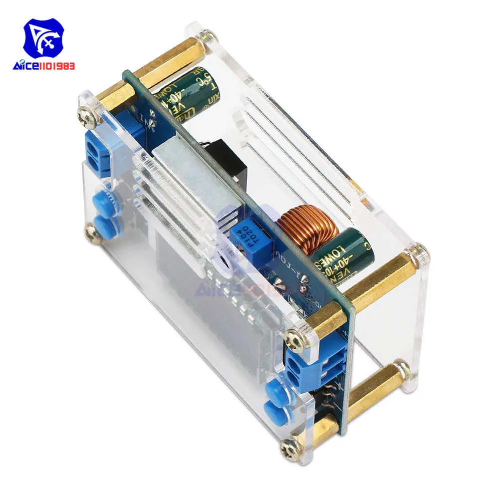 DCDC 5A LCDデジタル自動アップ電圧コンバーターモジュール、6V 32V〜0 30V、精度ディスプレイ、160W、95％変換  DC-DC降圧コンバータcc cv dc 6.5-36vに1.2-32v 5A 75ワットコンバータ電源モジュール電圧レギュレータトランス -  AliExpress