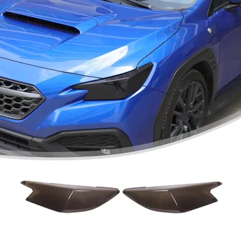 Smoked Black ABS Headlight Covers for Subaru WRX Levorg 2022-2025