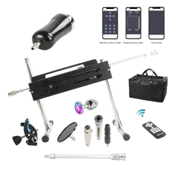 F21S APP/Wireless/Controllo cablato Potente macchina del sesso da 200 W con accessori per donne e uomini Giocattoli sessuali per masturbazione automatica
