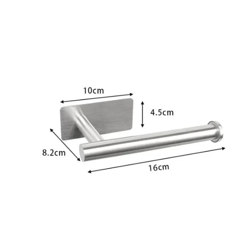 حامل مناديل المرحاض من الفولاذ المقاوم للصدأ ذاتي...