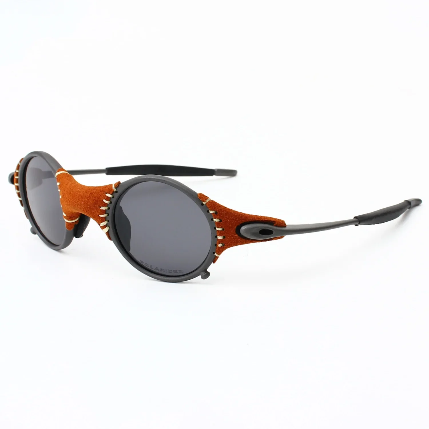 

Zinc alloy leather polarized sunglasses for men and women outdoor sports, cycling, driving, sunglasses, Mars