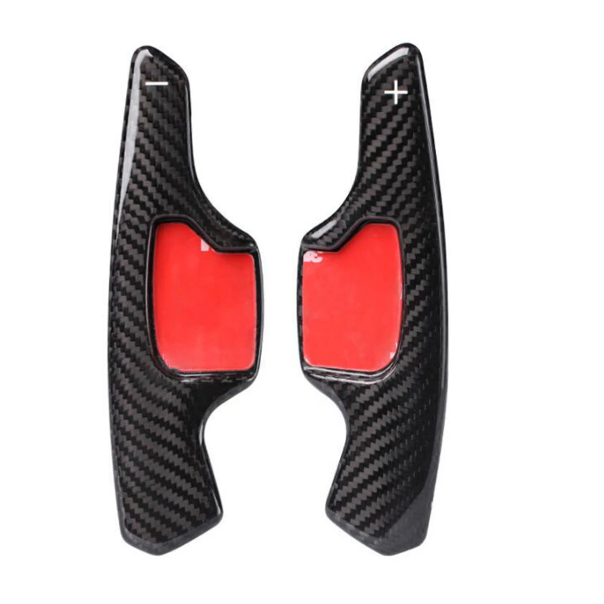 

2Pcs Real Carbon Fiber Car Steering Wheel Shift Paddle For Ford Taurus Mondeo Edge Kuga Paddle Shifter Extension