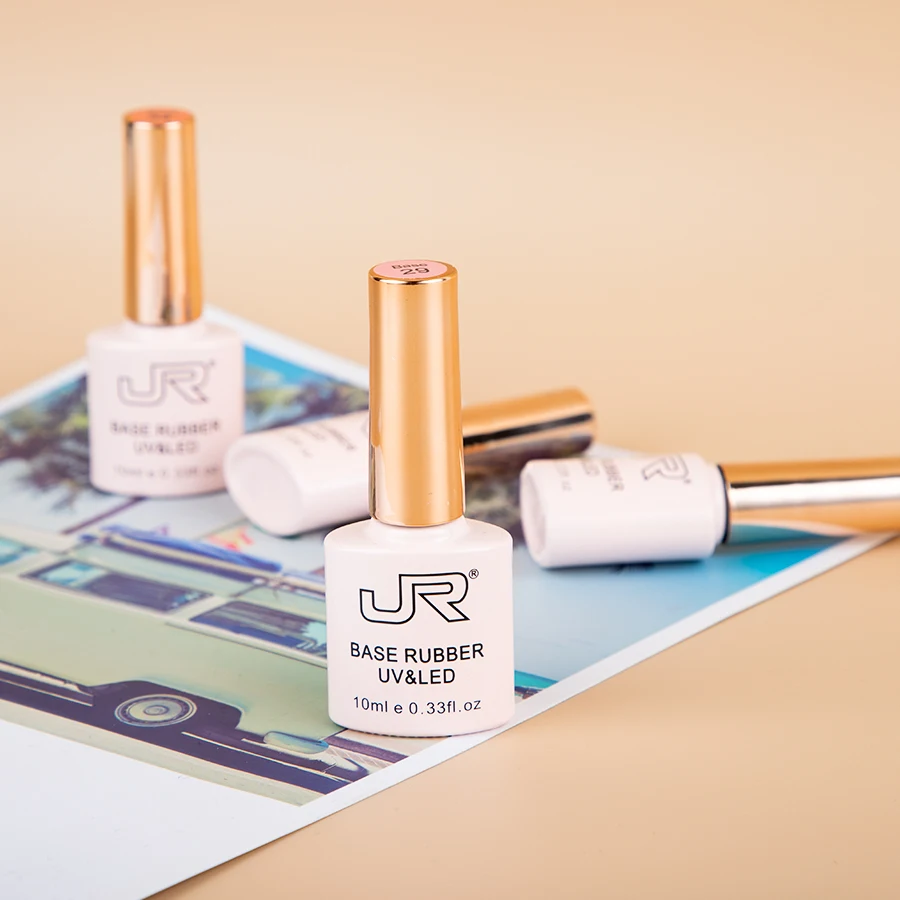 Jr 36 Colors 10ml 12pcs Rubber Bottom Paint No Need Color Gel With Transparent & Textured Finish 3