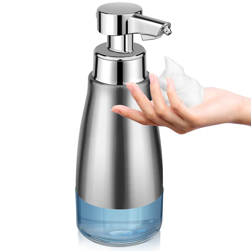 Automatic Soap Dispenser Touchless Stainless Steel Auto Liquid Soap Dispenser 3-Level Adjustable Electric soap dispenser