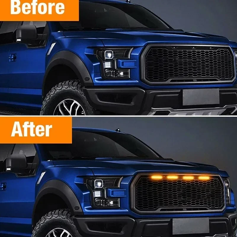 Waterproof LED Car Front Grille Lights for Off Road SUV
