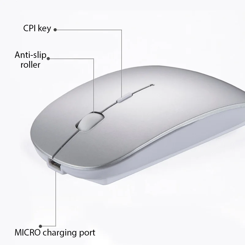 best pc mouse Wireless Mouse Bluetooth Rechargeable Mouse Wireless Computer Silent Mause Ergonomic Gaming Mouse For Laptop PC 2.4GHz mice computer