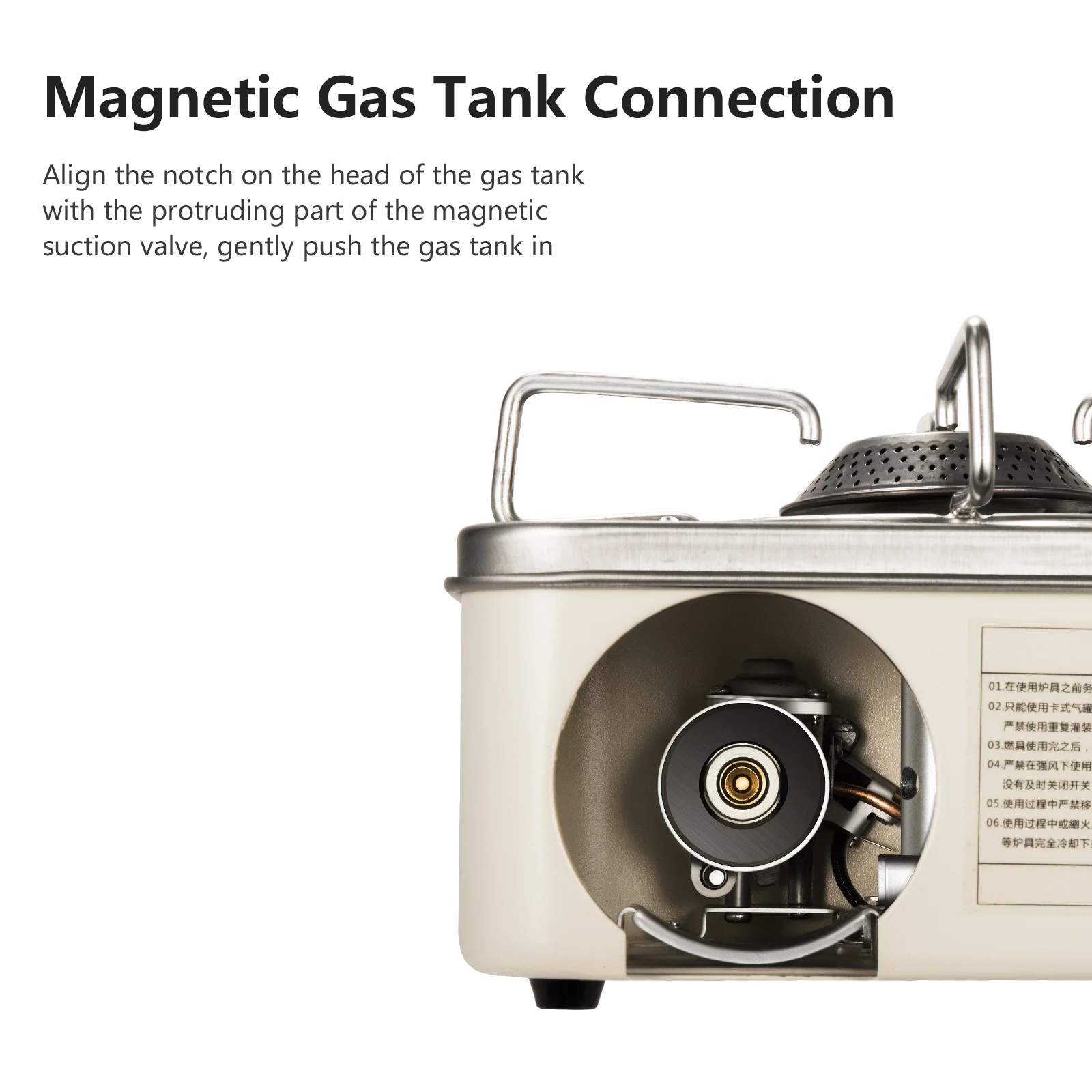 2800W Portable High Firepower Cassette Stove 3